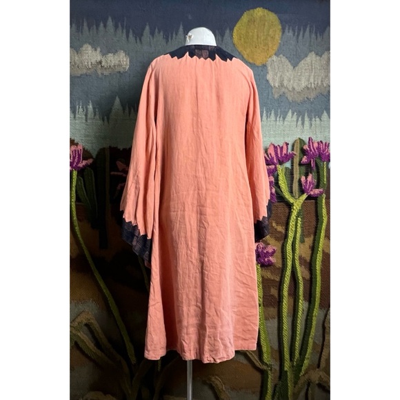 Fil De Vie Embroidered Kaftan Dress S - Picture 4 of 15